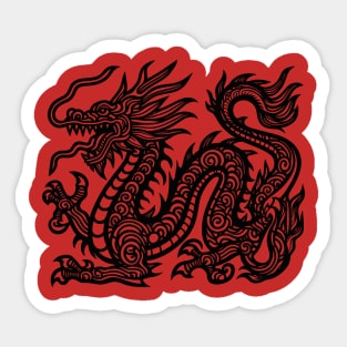 Chinese style Dragon Sticker